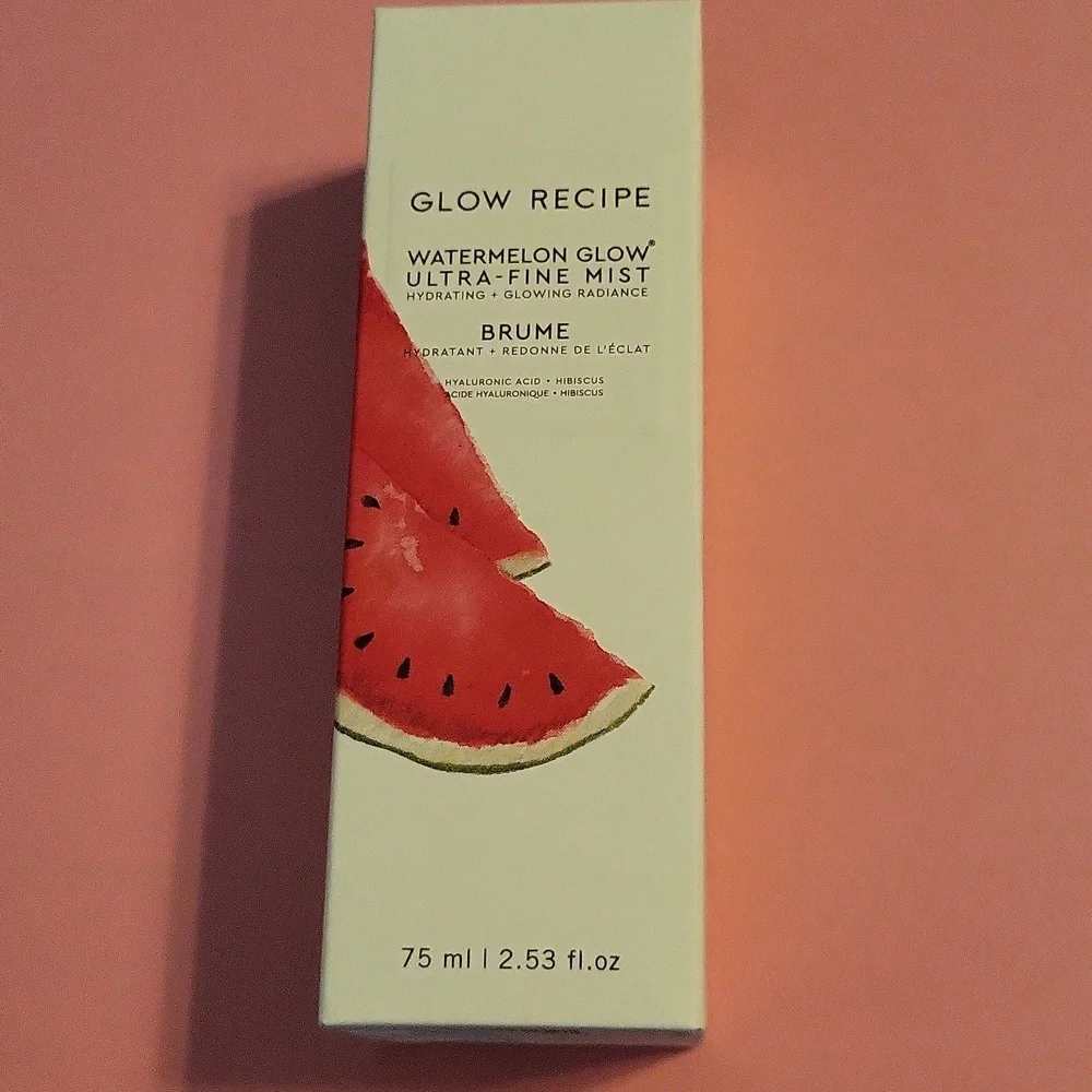 Glow Recipe Watermelon Glow Ultra-Fine Mist Hydrating, Glowing Radiance 75ml NIB